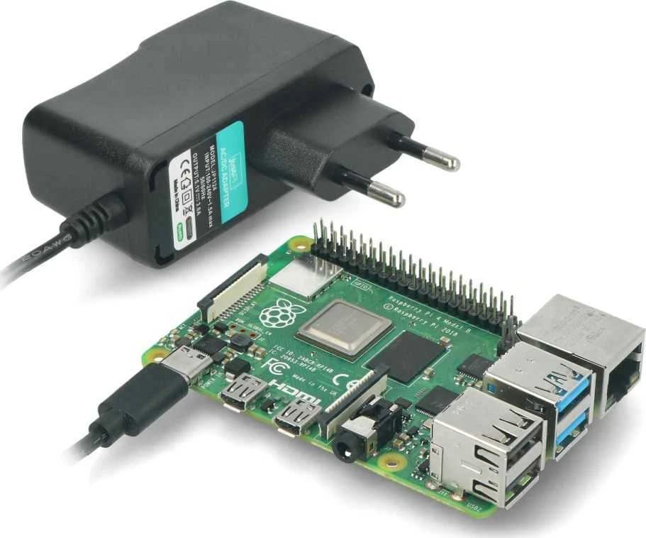 Kita Aboutpi Maitinimo šaltinis justPi USB-C 5.1V/3A, skirtas Raspberry Pi 4B