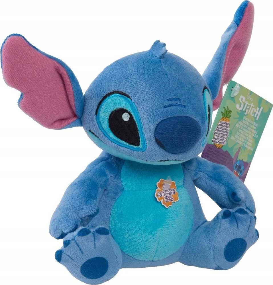 justplay JUST PLAY STITCH Pliušinis kvepiantis Stičas su garso efektais, 14 cm