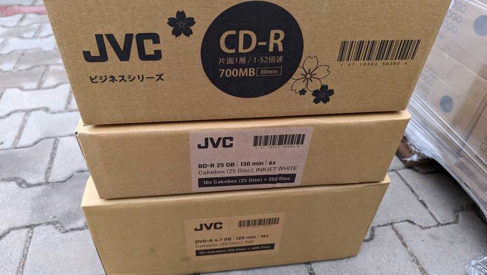 JVC BD-R 25 GB 6x25 vnt. (JVBDR25P)
