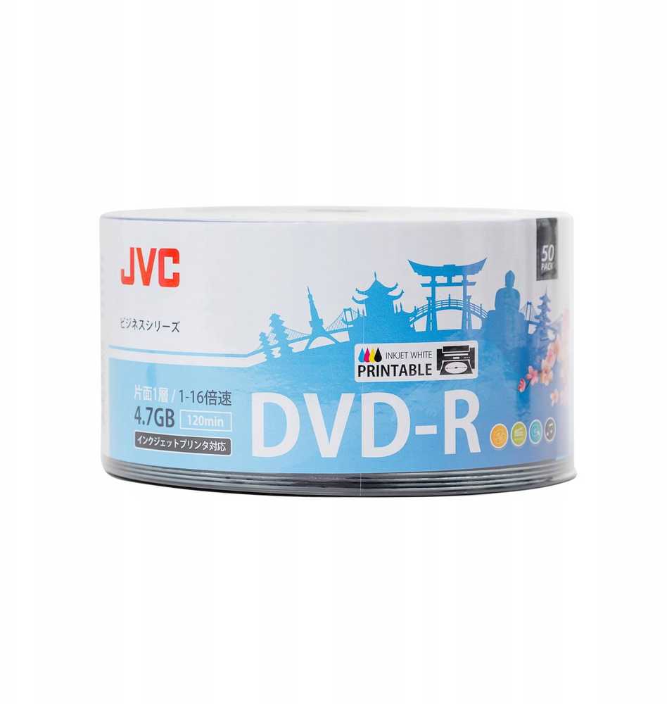 JVC DVD-R 4,7 GB 16x 50 vnt. (JVD50P)