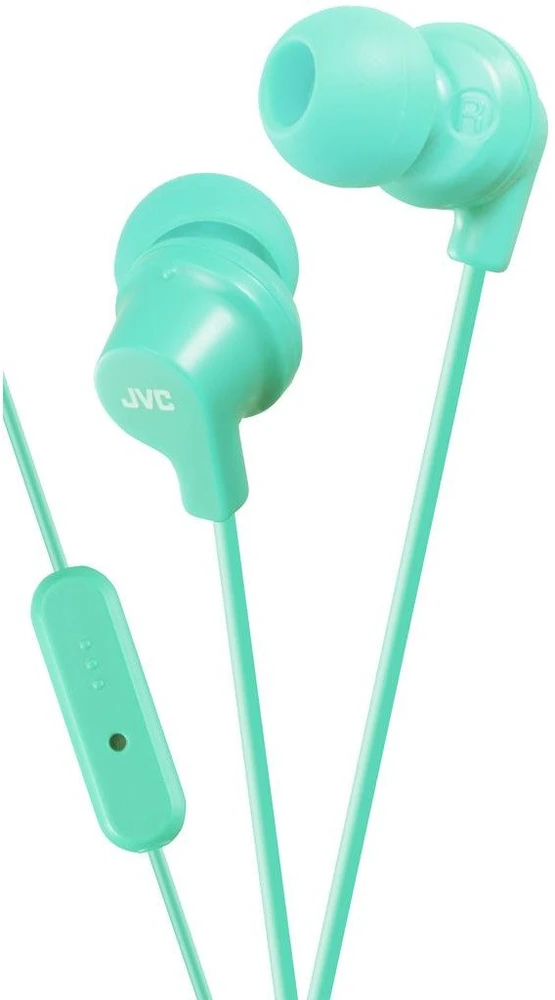 Ausinės JVC HA-FR15-Z-E Colourful inner ear ausinės with remote & mic, su laidu, 8 - 23000 Hz, Calls/Music, 3.3 g, Ausinės, Turquoise