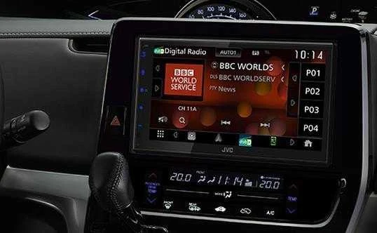 Automagnetola JVC, KW-M695DBW 2-DIN AV grotuvas su 6.8" ekranu, Bluetooth
