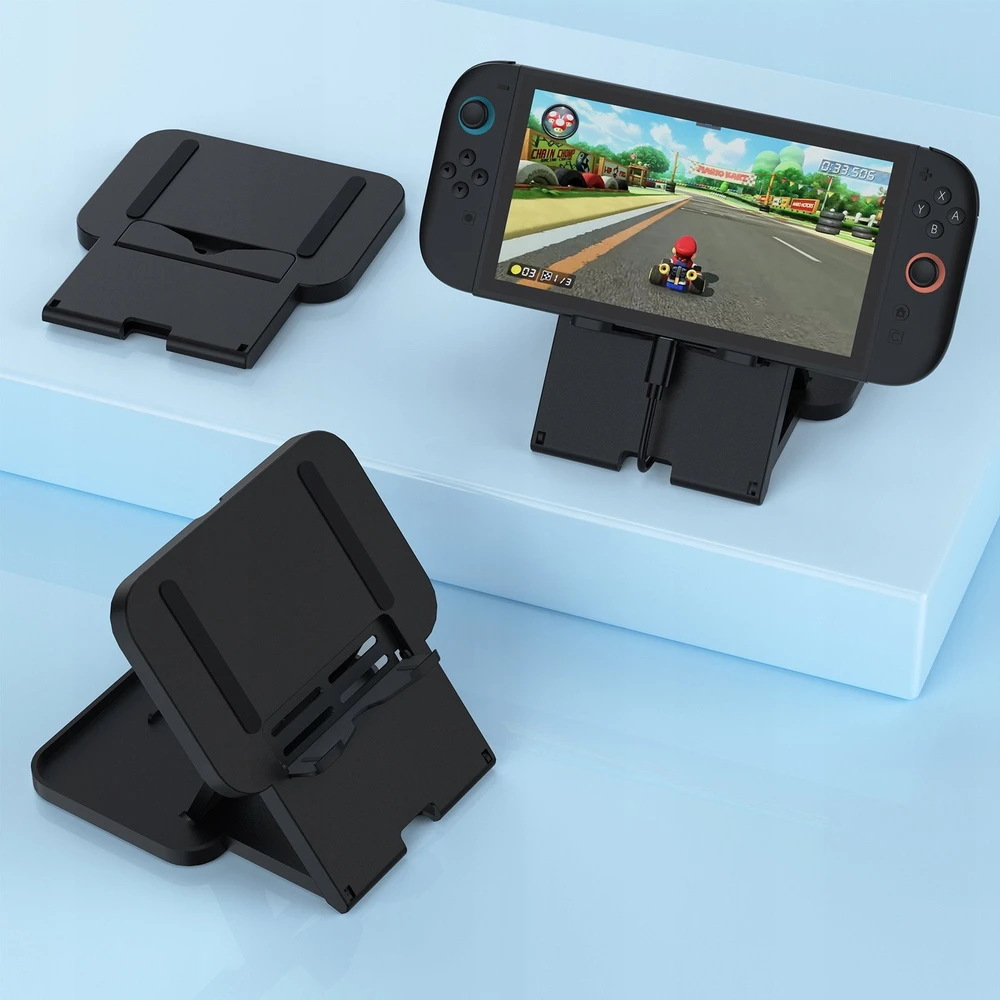 JYS 14 vienetų priedų rinkinys: laikikliai, dėklas, įkroviklis, stovas Nintendo Switch 2 NS2293 (SB10202)