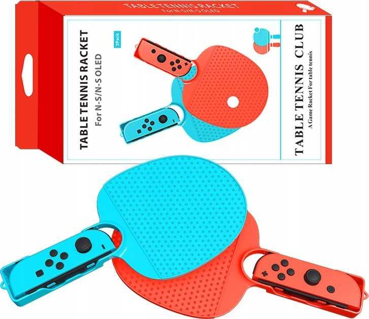 2 Rakieta Paletka Tenis Stołowy Ping-pong Na Joycon Do Nintendo Switch Oled / Jys-s081