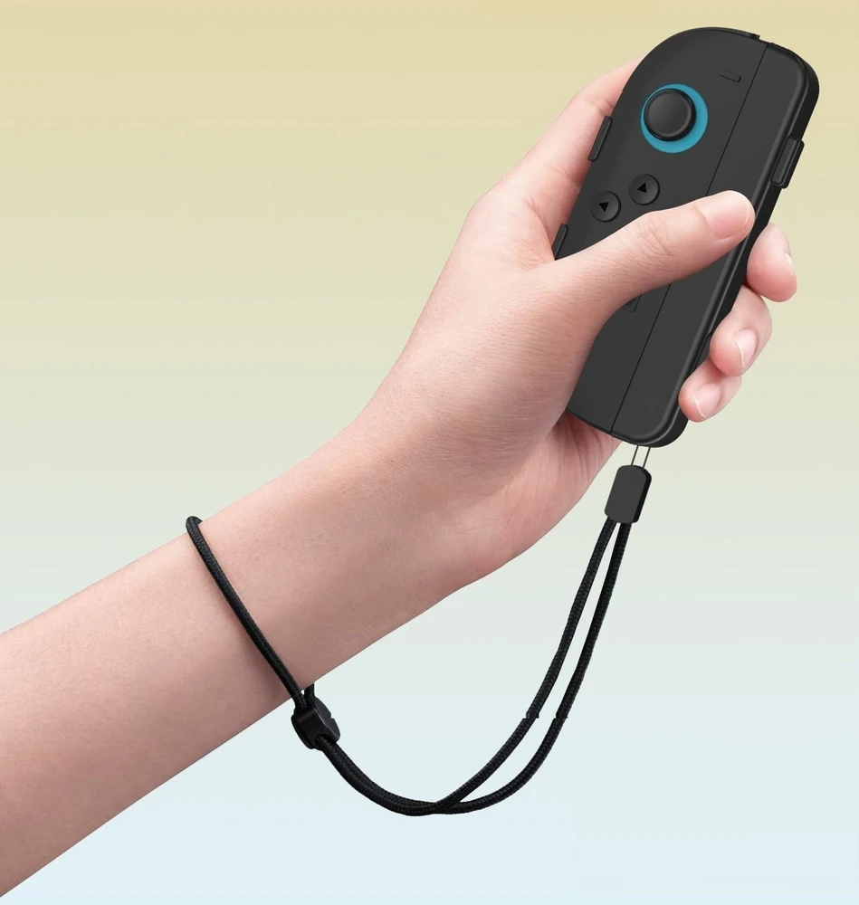 JYS 2x Grip laikiklis vertikaliam Joy-Con + dirželis Nintendo Switch 2 juodas (SB11088)