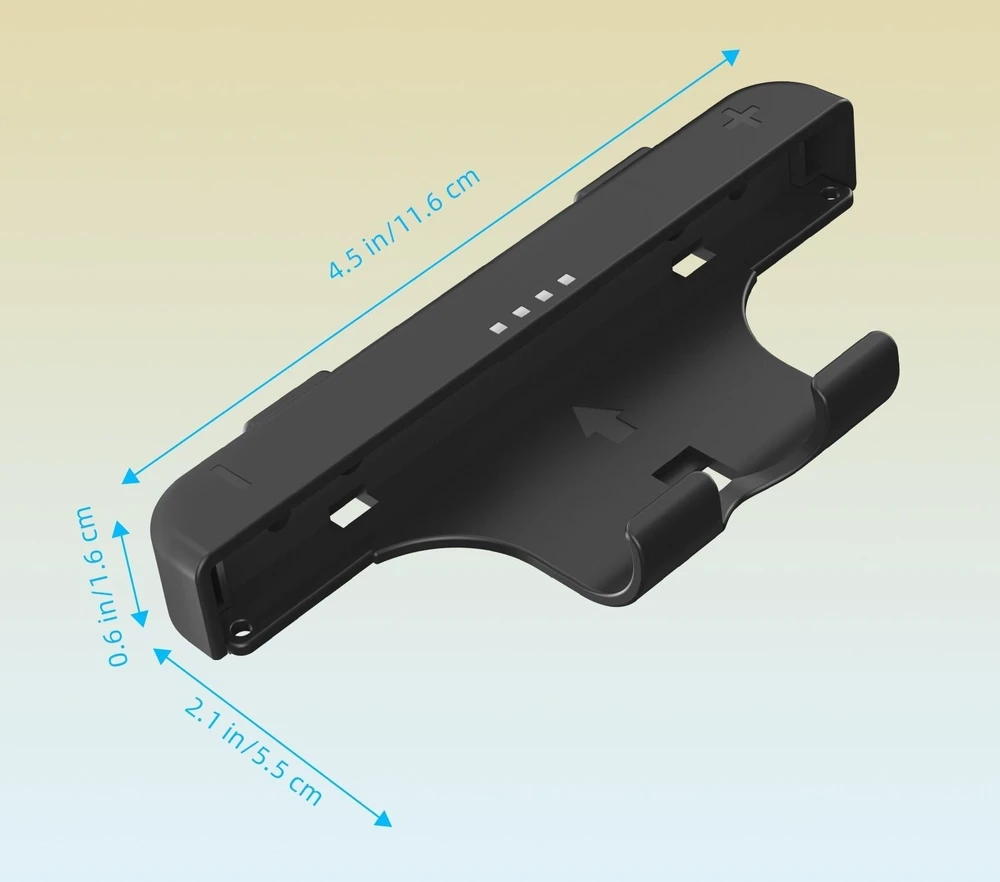JYS 2x Grip laikiklis vertikaliam Joy-Con + dirželis Nintendo Switch 2 juodas (SB11088)