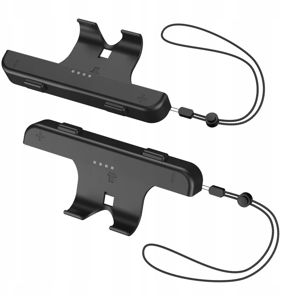 JYS 2x Grip laikiklis vertikaliam Joy-Con + dirželis Nintendo Switch 2 juodas (SB11088)
