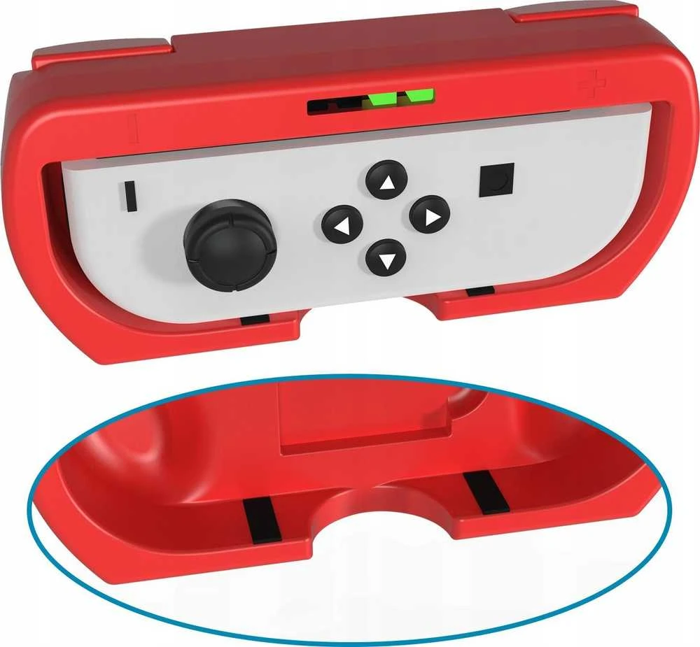 JYS 2x vairas + 2in1 laikiklis, skirtas Nintendo Switch OLED ir Nintendo Switch