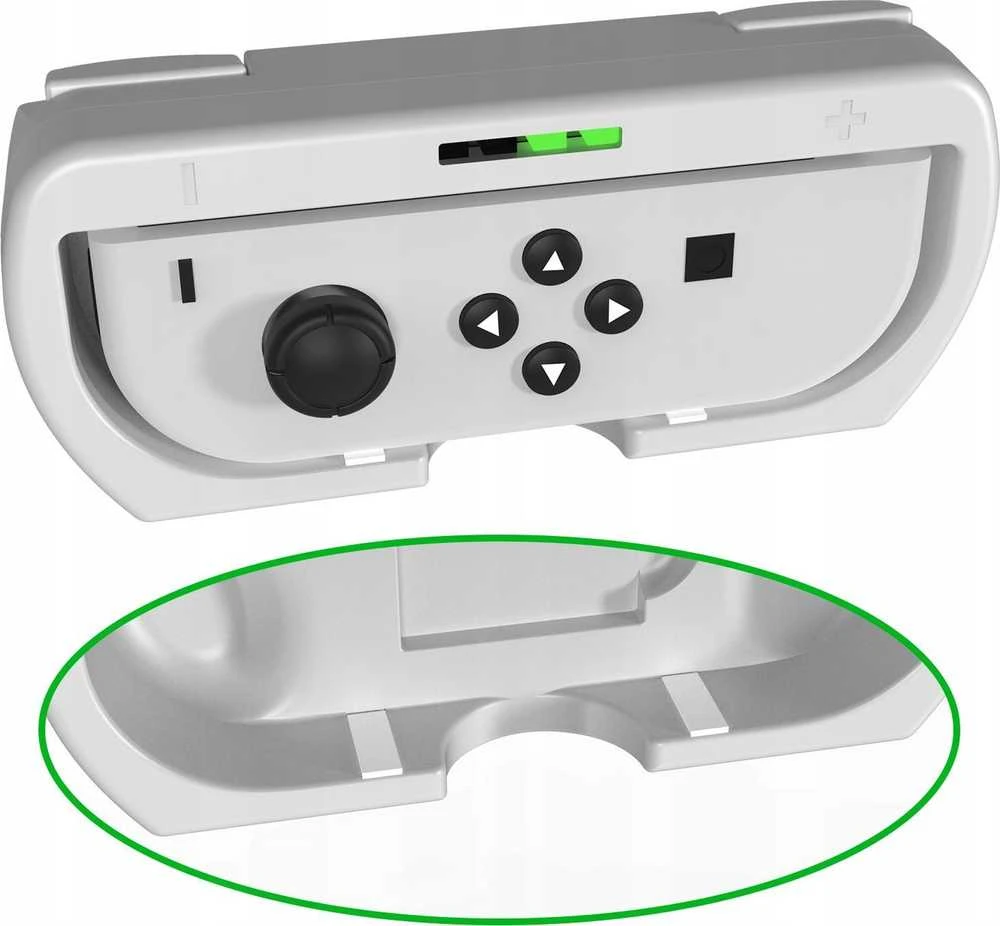 jys 2x Vairas + Laikiklis 2w1 Do Nintendo Switch Oled I Nintendo Switch / Baltas
