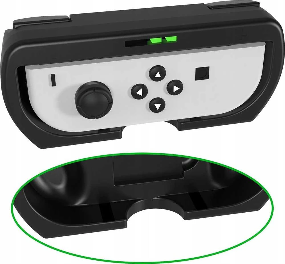 jys 2x Vairas + Laikiklis 2w1 Do Nintendo Switch Oled I Nintendo Switch / 2x Juodas