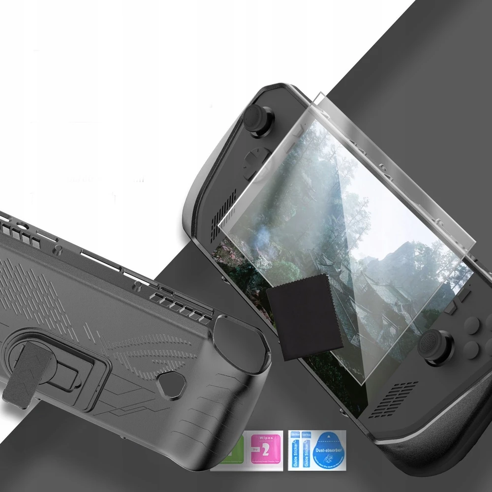 JYS rinkinys 4 in 1 Dėklas Dėklas LCD Ekrano apsauga Apsaugos Pady, skirti Asus ROG Ally X JYS-RAX009 (SB9325)