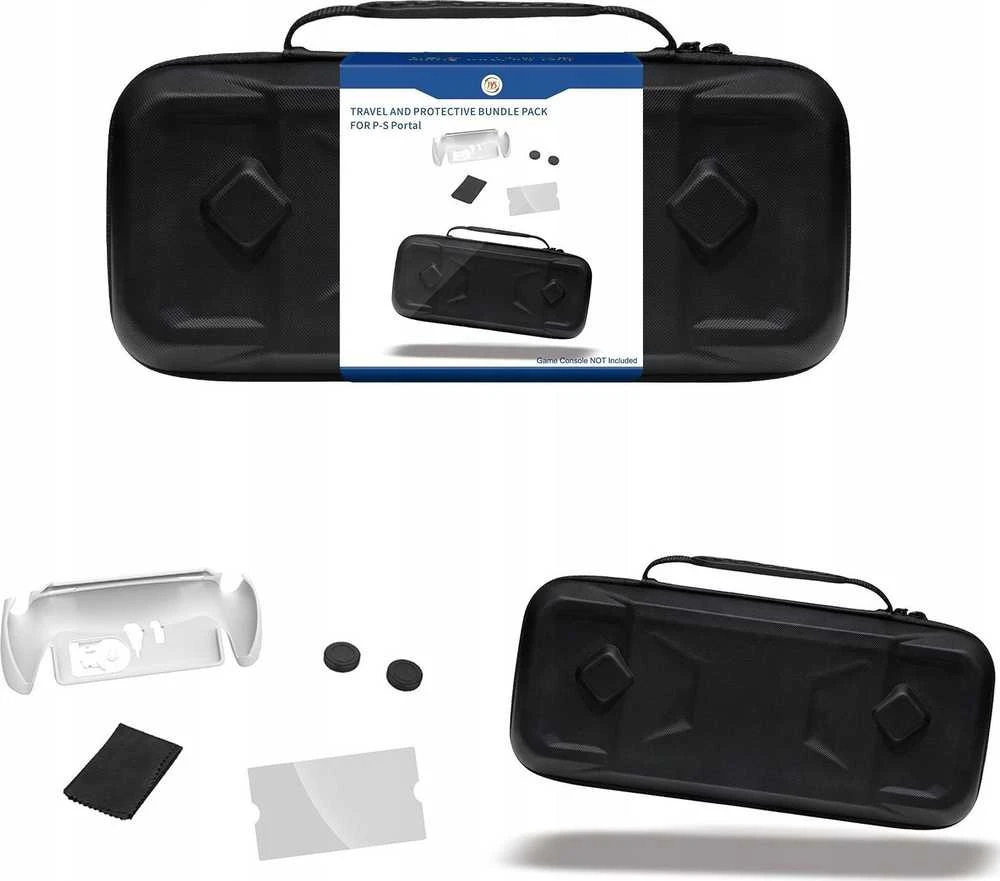 JYS 5in1 dėklų ir plėvelių rinkinys, LCD dangteliai, skirti „Sony Playstation PS Portal“ / „P5195“