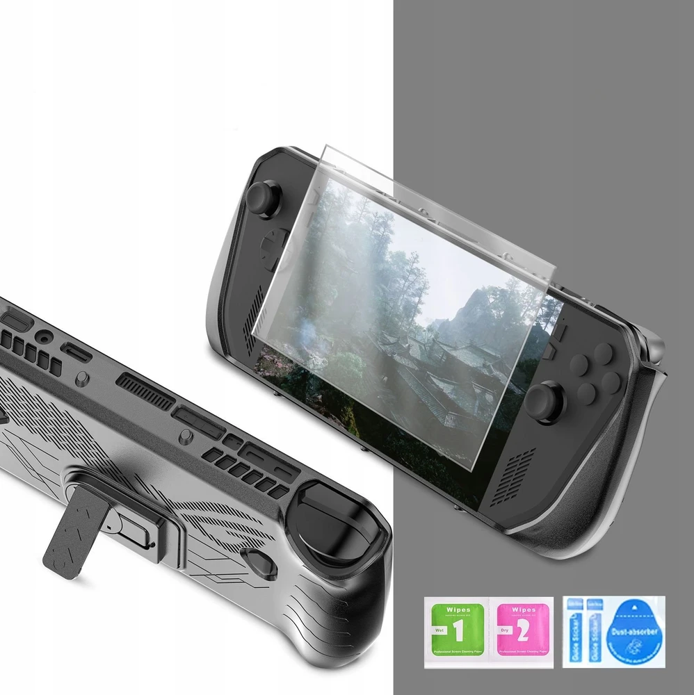 JYS Rinkinys 5 in 1 Dėklas Dėklas Priekis Galas LCD Apsauga Apsaugos Padiukai Asus ROG Ally X JYS-RAX010 (SB9326)