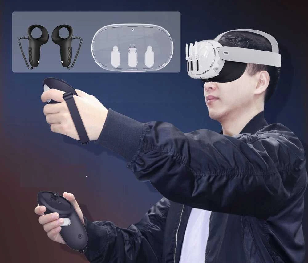 JYS 7in1 rinkinio dėklas, priedai, apsauginių akinių dėklas VR Meta Quest 3 / Jys-mq016