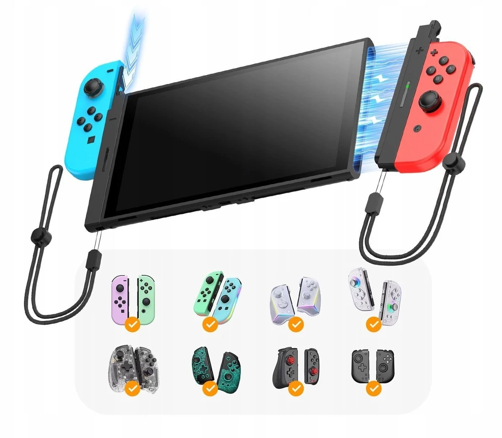 JYS Adapteris Redukcija Laikiklis su 2x Joy-Con nuo Nintendo Switch / OLED prie Switch 2 JYS-NS2327C-V7 (SB11942)