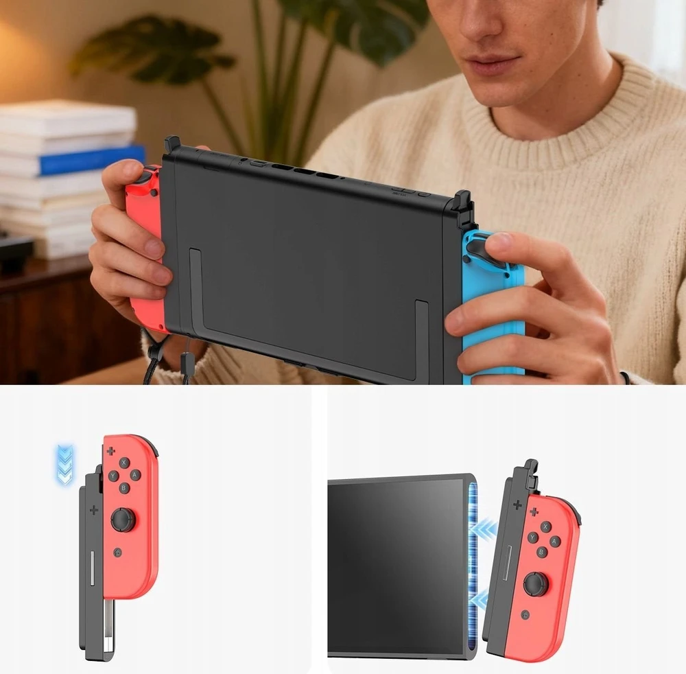 JYS Adapteris Redukcija Laikiklis su 2x Joy-Con nuo Nintendo Switch / OLED prie Switch 2 JYS-NS2327C-V7 (SB11942)