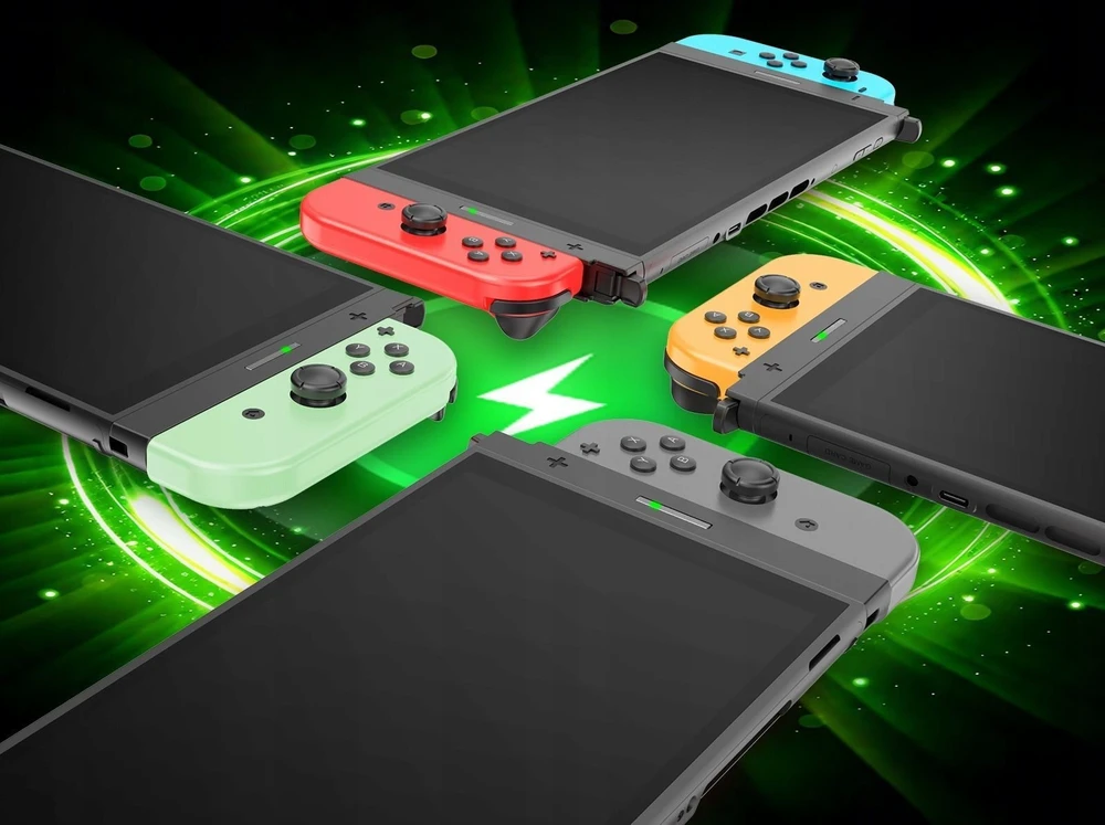 JYS Adapteris Redukcija Laikiklis su 2x Joy-Con nuo Nintendo Switch / OLED prie Switch 2 JYS-NS2327C-V7 (SB11942)