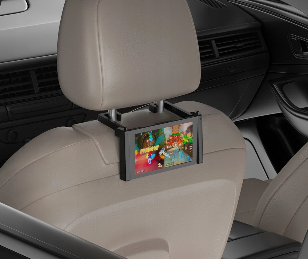 JYS Laikiklis Stovas Tvirtinimas prie automobilio galvos atramos Magnetas Nintendo Switch 2 / Ns2299-v3