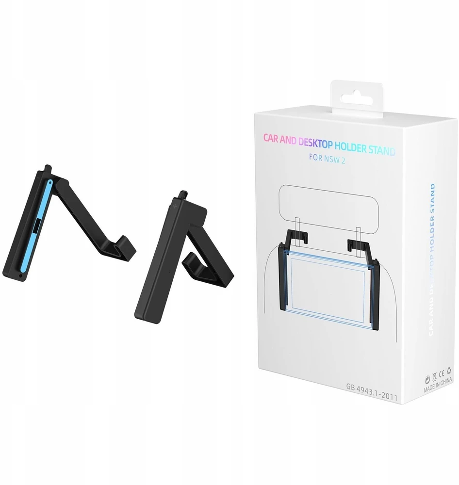 JYS Laikiklis Stovas Tvirtinimas prie automobilio galvos atramos Magnetas Nintendo Switch 2 / Ns2299-v3