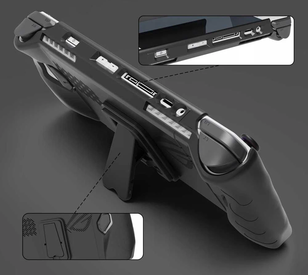 JYS Dėklas 2in1 priekis galas, skirtas konsoliniam kompiuteriui Asus Rog Ally JYS-RA005-V3 (SB8173)