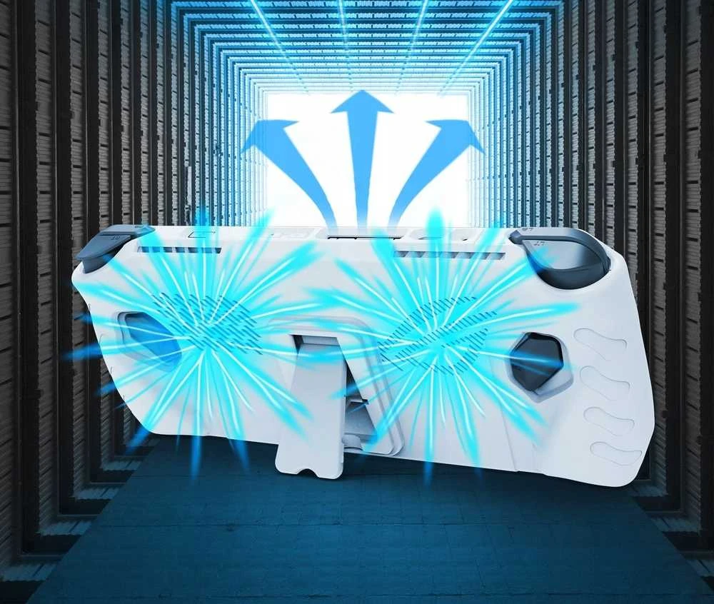 JYS Dėklas 2in1 priekis galas, skirtas konsoliniam kompiuteriui Asus Rog Ally JYS-RA005-V3 (SB8173)