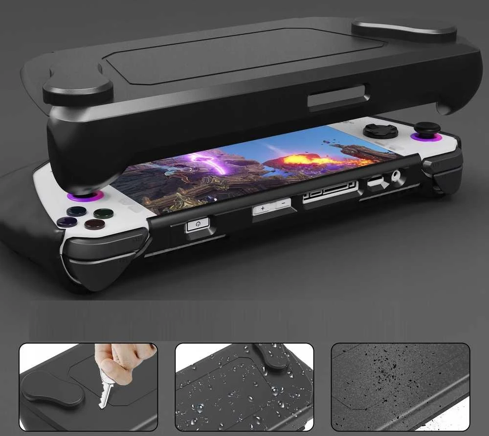 JYS Dėklas 2in1 priekis galas, skirtas konsoliniam kompiuteriui Asus Rog Ally JYS-RA005-V3 (SB8173)