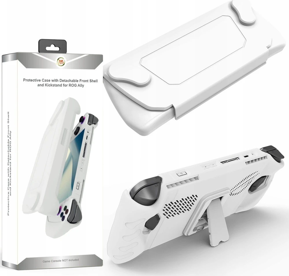 JYS Dėklas 2in1 Priekis Galas, skirta Asus Rog Ally konsolei JYS-RA005-V3 Balta (SB8177)