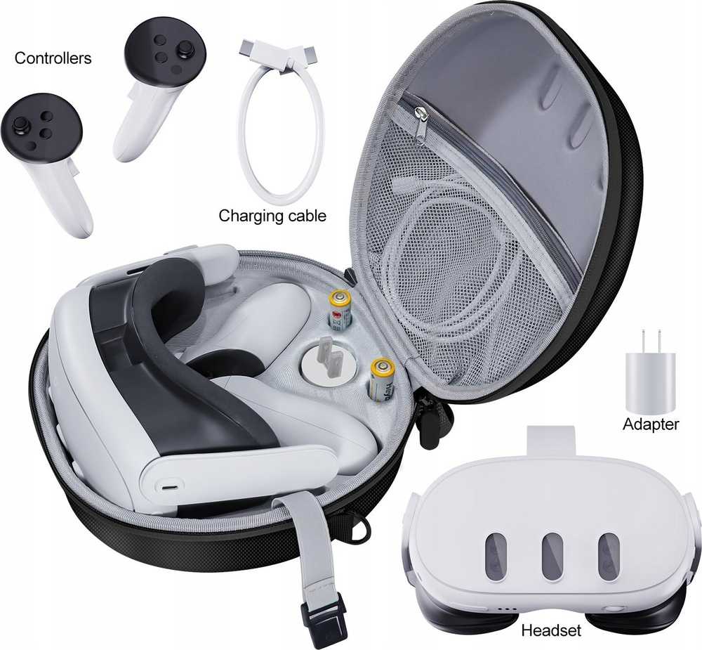 JYS-MQ007 do Oculus Meta Quest 3 juoda