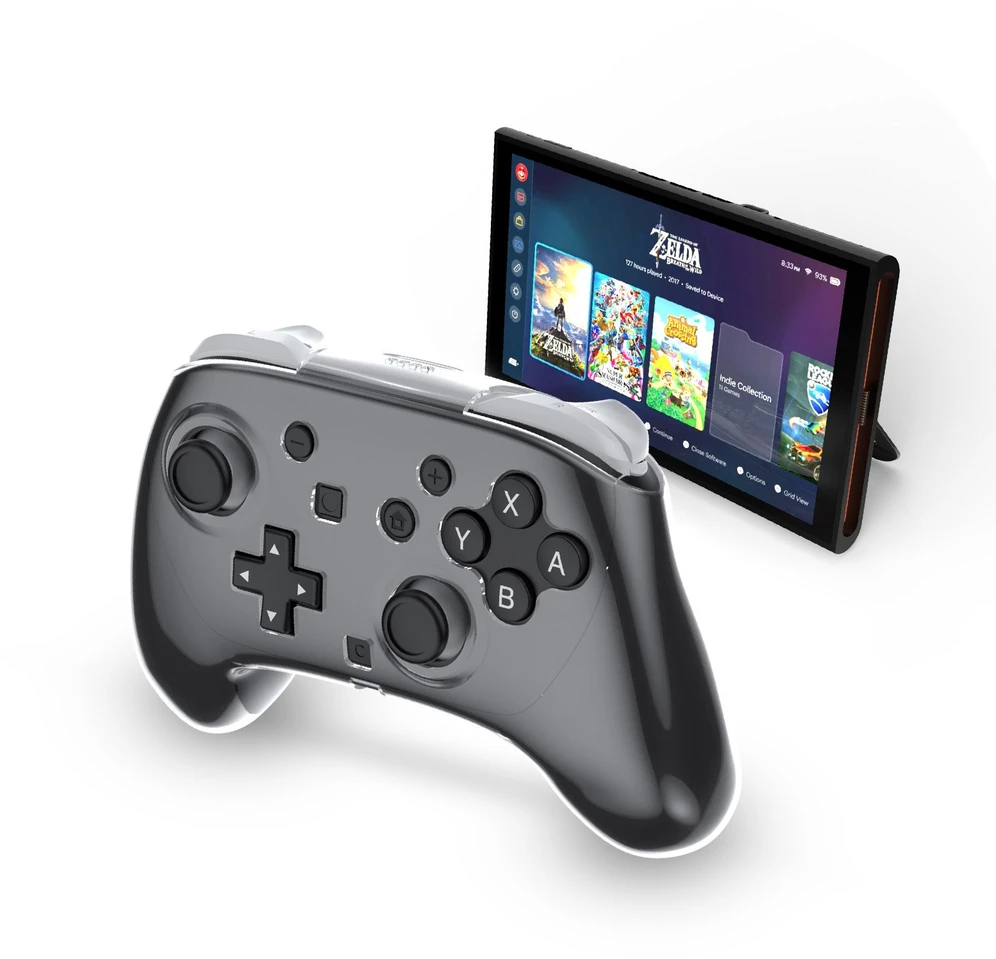 JYS Skaidrus Nintendo Switch 2 Pro padas su dėklu JYS-NS2309 (SB10466)