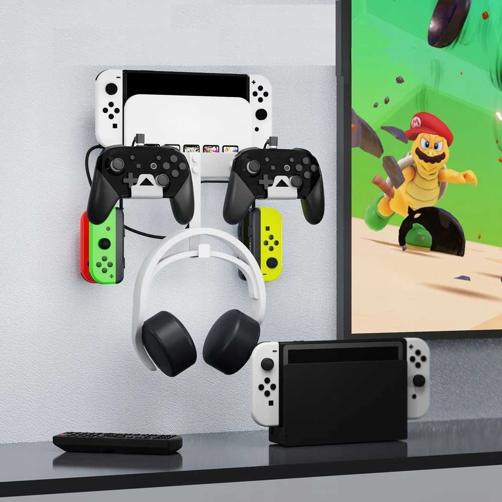 JYS Laikiklis prie sienos Nintendo Switch / Switch OLED / Switch Lite / NS252