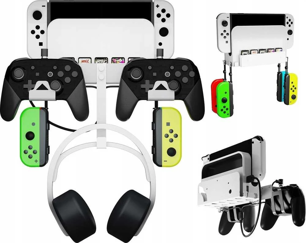 JYS Laikiklis prie sienos Nintendo Switch / Switch OLED / Switch Lite / NS252