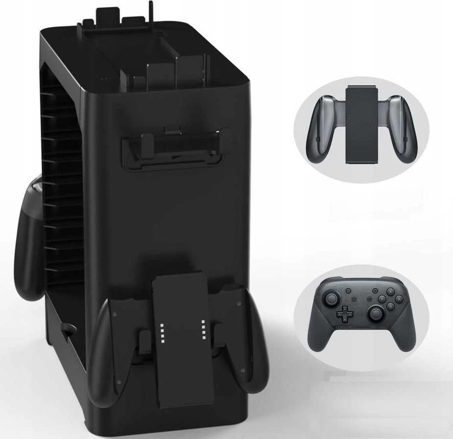 jys organizatoriaus stovas konsolėms, planšetėms, priedams ir žaidimams „Nintendo Switch“ / „Switch Oled NS153“