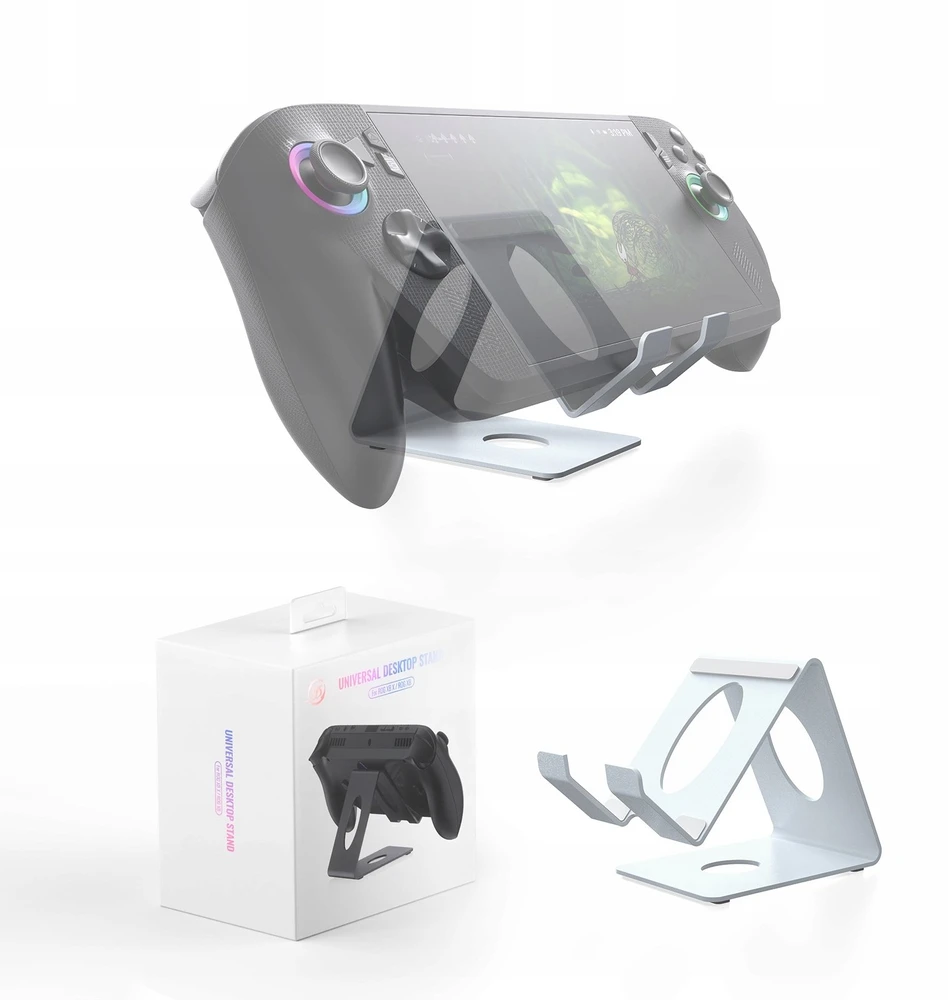 JYS Padėklas Stovas Stativas Nintendo Switch 2 ROG Ally Steam Deck PS Portal JYS-X155 Baltas (SB11126)