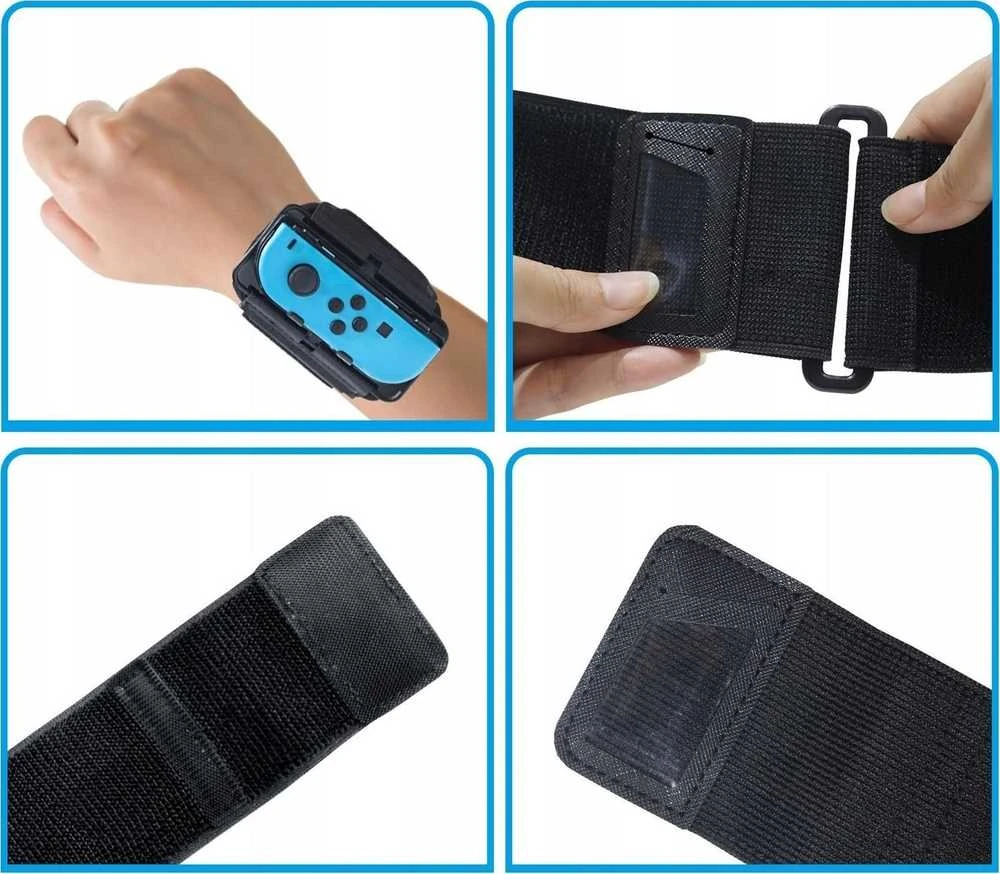 jys Dirželio apyrankės priedas, skirtas „Nintendo Switch“ / „Switch Oled“ + 2x Dirželio prailginimai NS245