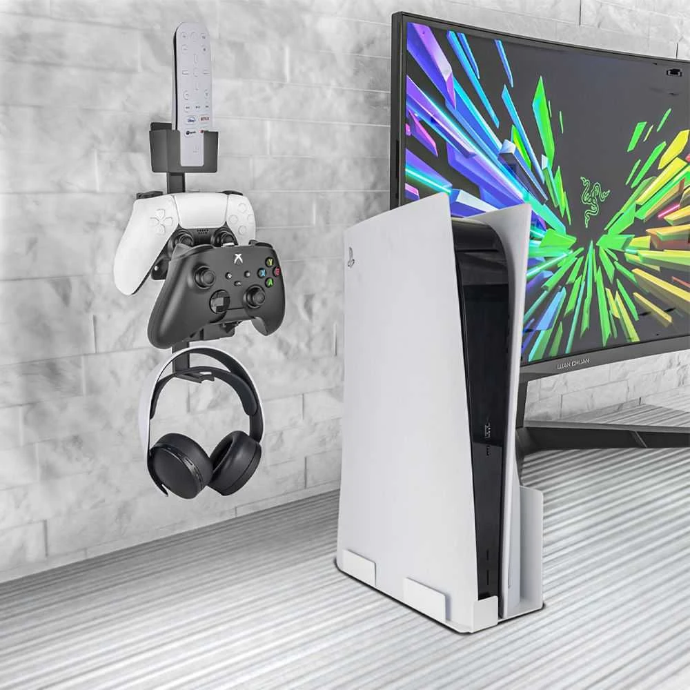 JYS 3in1 sieninė kabykla PS5, PS4, XBOX, Nintendo Switch priedams