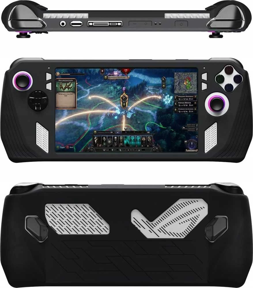 JYS Dėklas Silikonowe JYS-RA006 do Asus Rog Ally Juodas (SB7918)