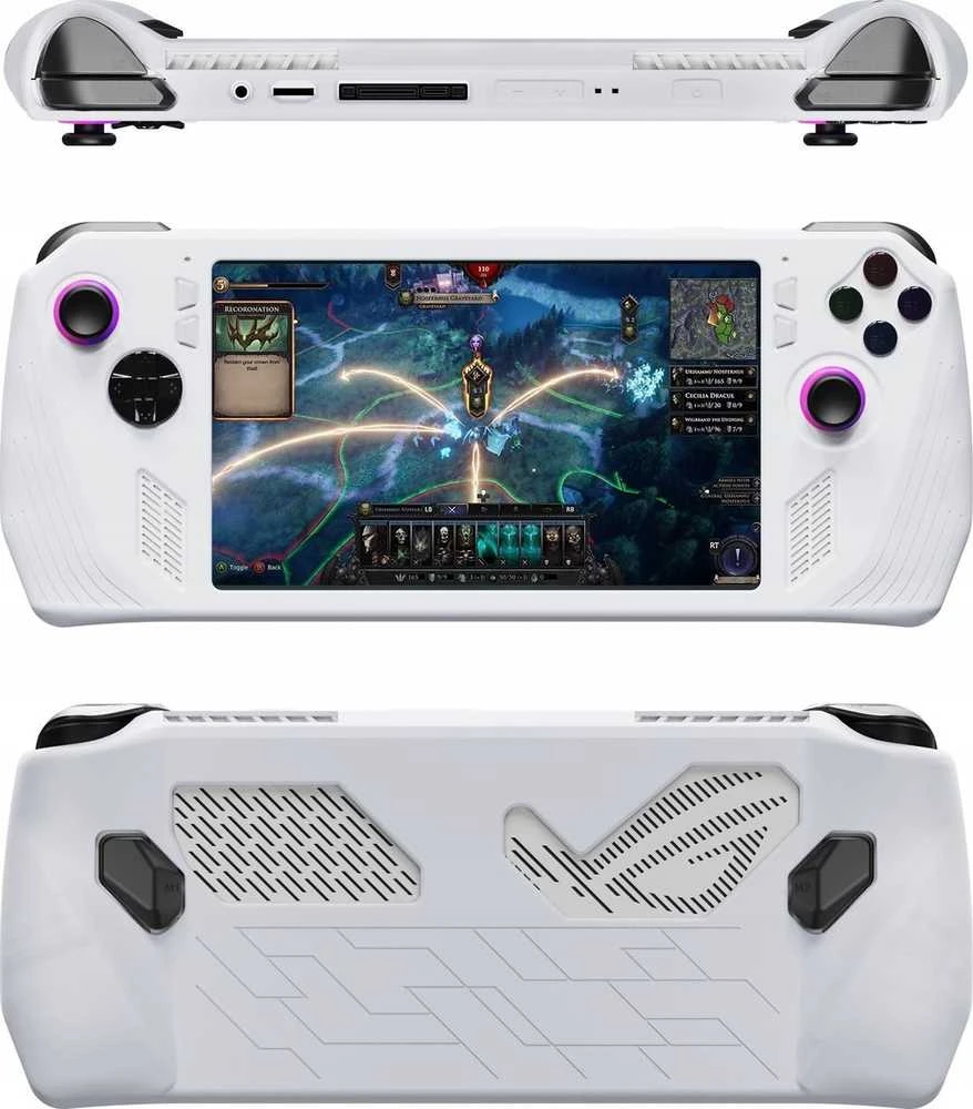 JYS Silikoninis dėklas Asus Rog Ally JYS-RA006 Baltas (SB7919)