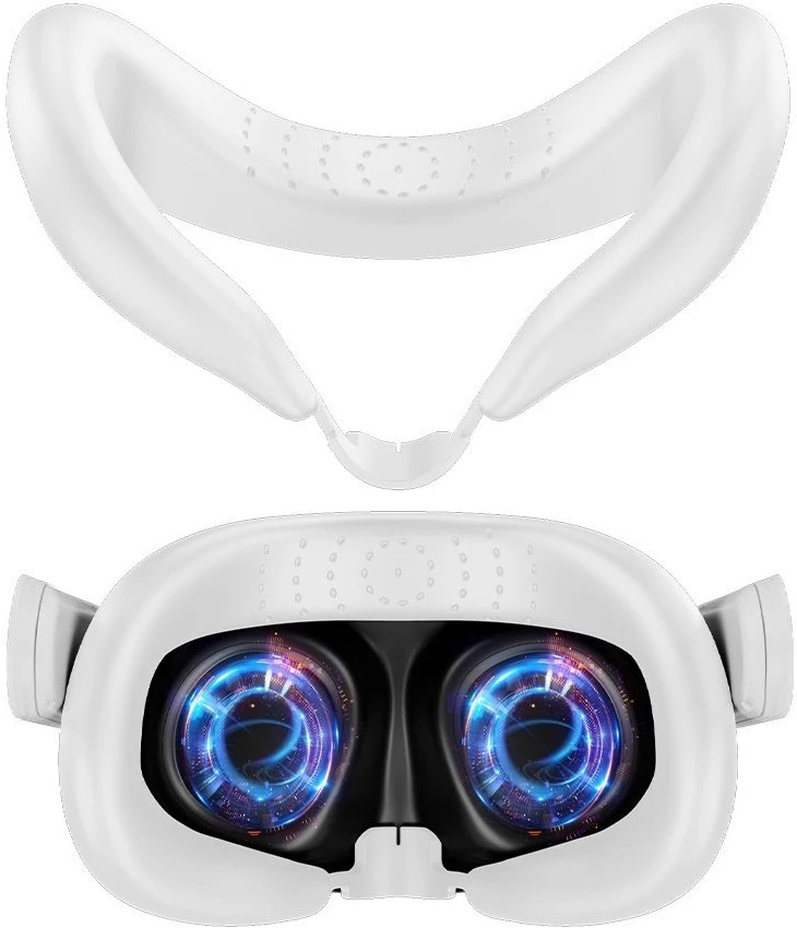 JYS Silikoninis apsauginis galvos dangtelis VR akiniams „Meta Quest 3“ / „Mq015“
