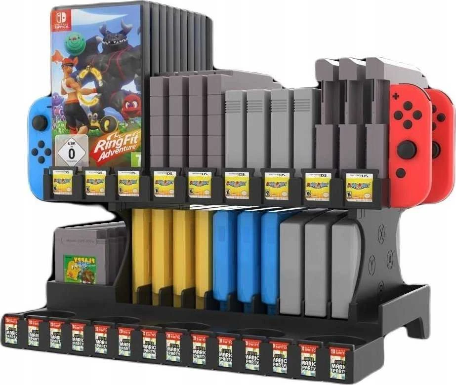 jys organizatorius / Žaidimų aikštelė „Game Boy“ / „Snes“ / „N64“ / „Nes“ / „Fc“ / „Sfc“ / „HVC-MR“ / „Nds3“ / „3ds“ ir „Nintendo Switch“ / „Switch Oled“ / „Ns198“ konsolėms