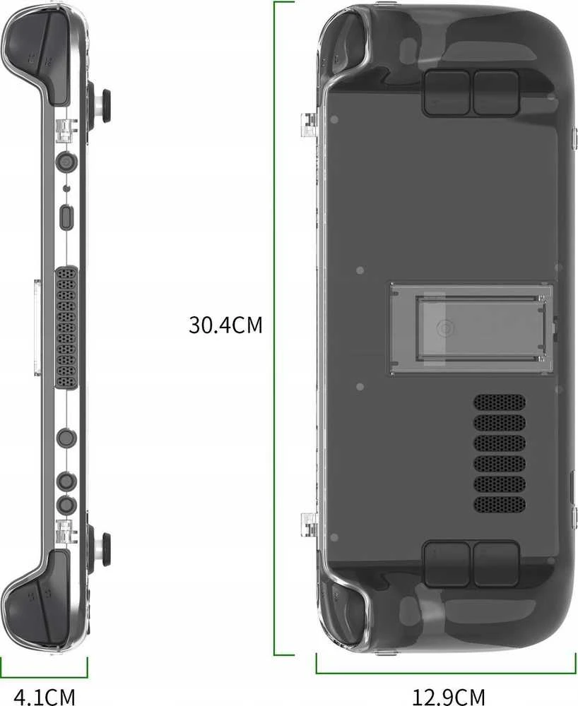 „JYS“ dėklas + stovas „Steam Console Deck“ skaidrus Jys-sd003