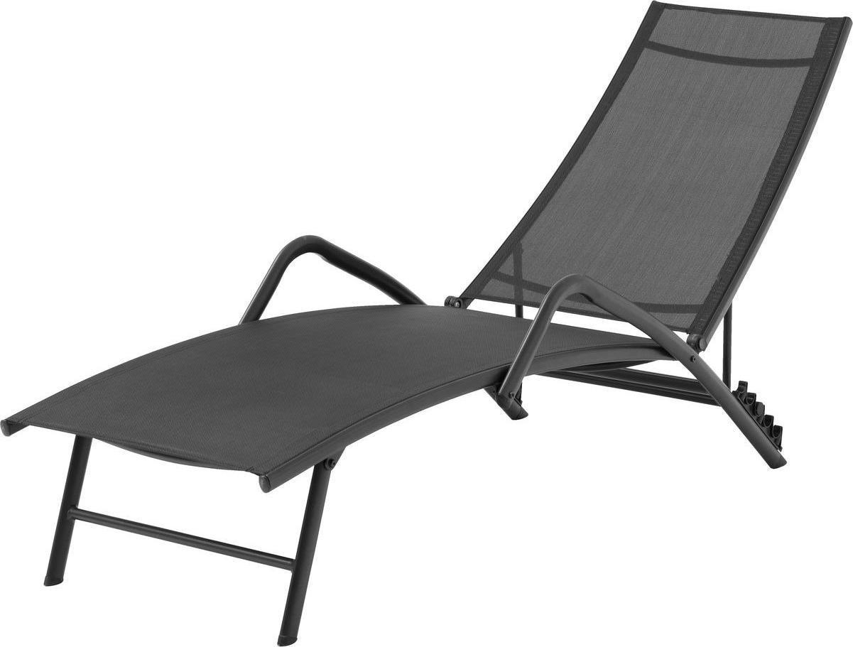 Jysk sunlounger NORDSTRAND W57xL195 juodas
