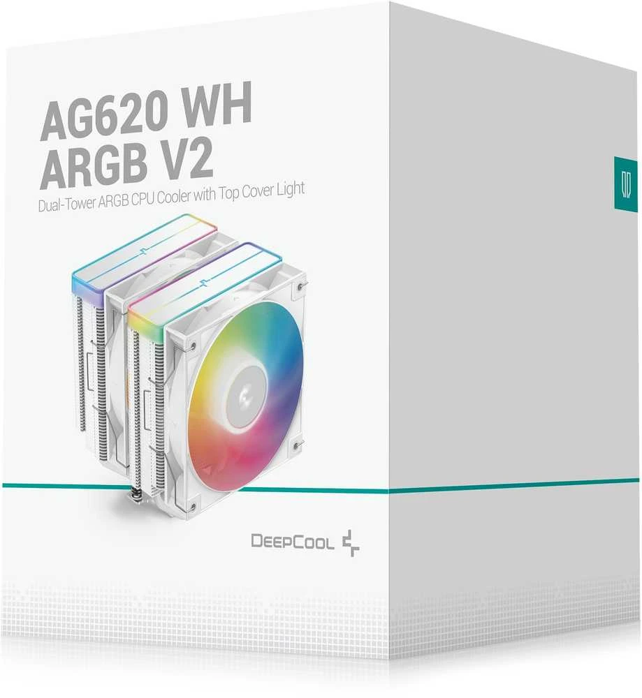 Deepcool AG620 WH ARGB V2 aušintuvo pakuotė