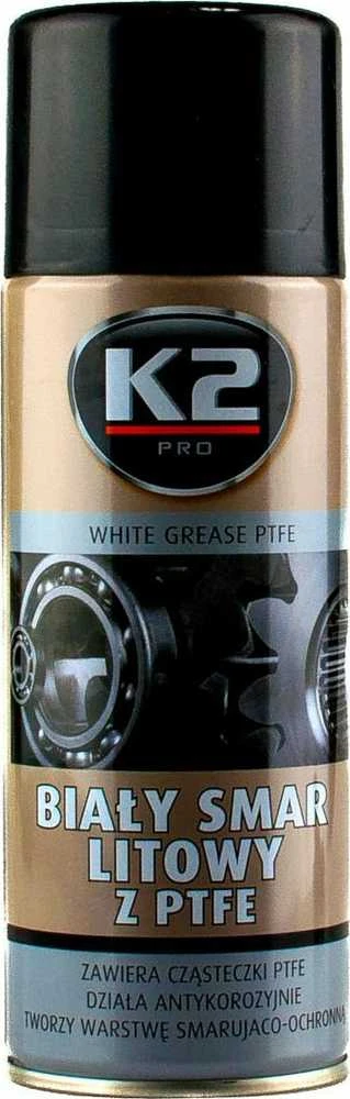 K2 Tepalas ličio baltas 400ml purškiamas