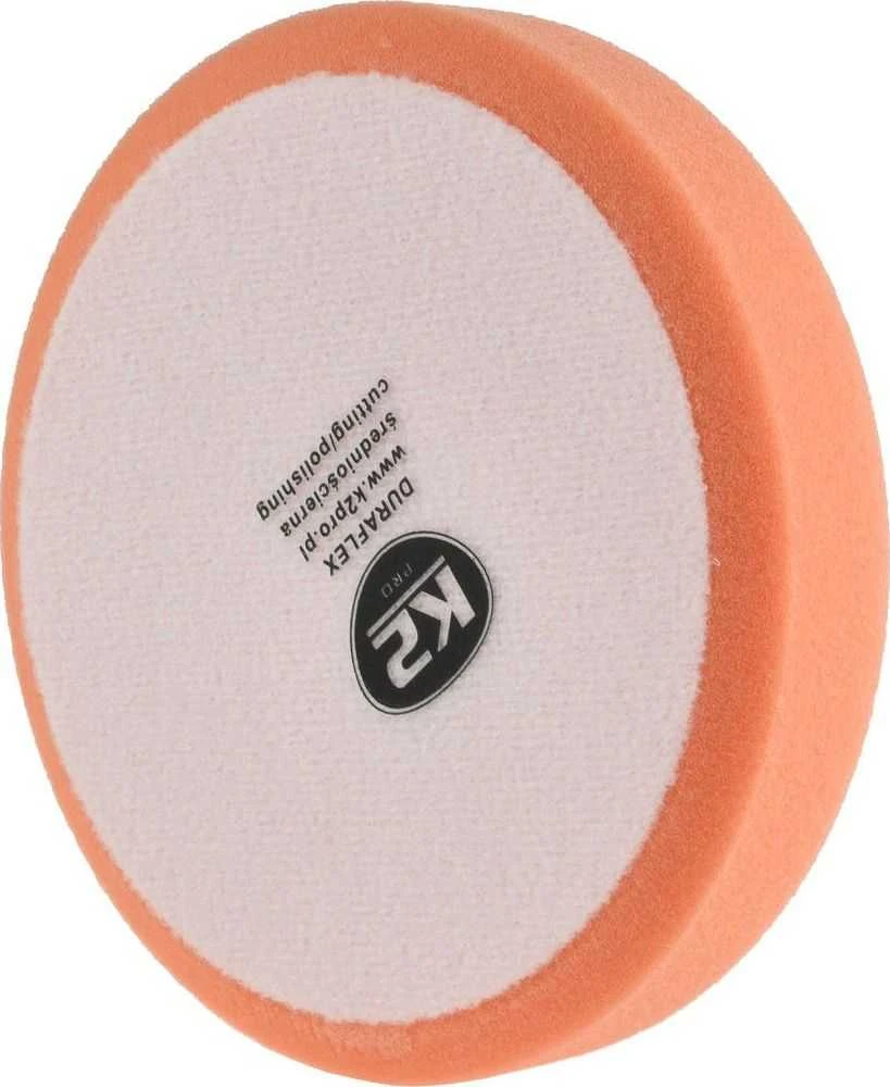 Melle K2 VIDUTINIO AŠTRUMO KEMPINĖ, KIETA. DURAFLEX – ORANŽINĖ POLIRAVIMO KEMPINĖ SU VELCRO
