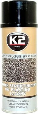 Struktūriniai dažai K2 Bumper juodi, 400 ml