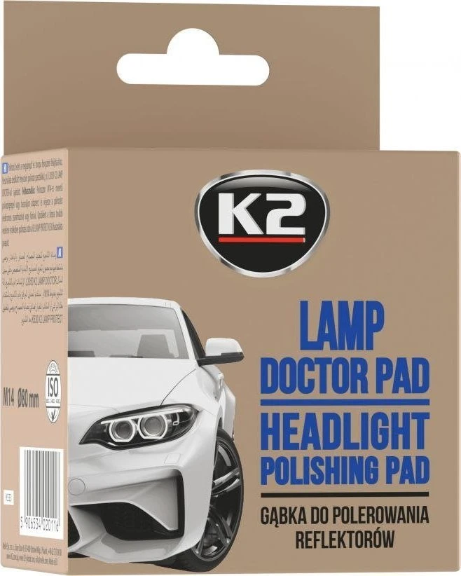 K2 Žibintų poliravimo padas M14 Ø80mm