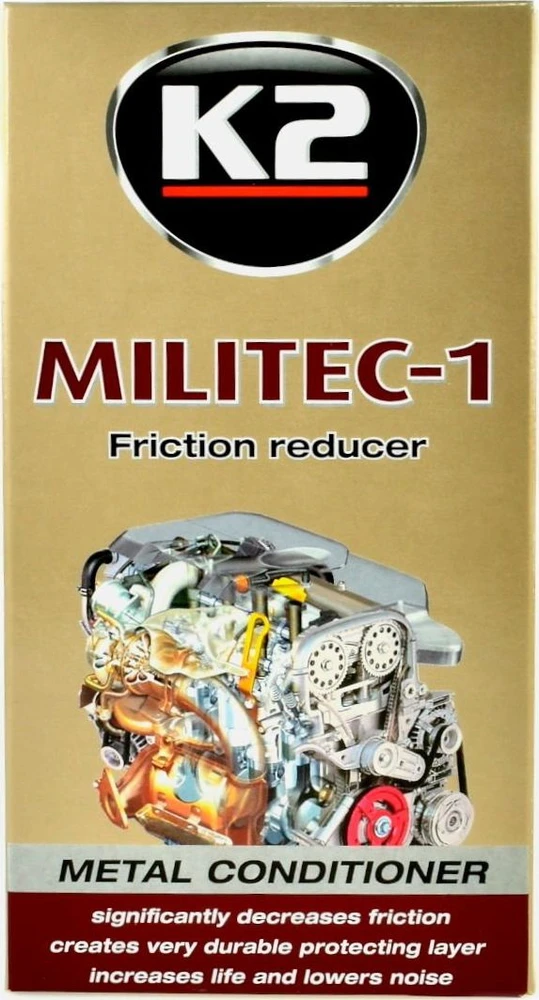K2 Militec-1 alyvos priedas/metalo kondicionierius, 250 ml