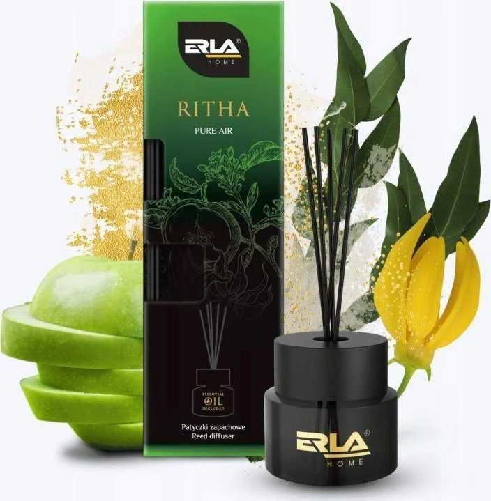 Melle K2 AROMATINĖS LAZDELĖS PREMIUM. ERLA RITHA PURE AIR 100ML
