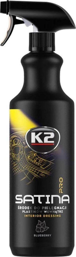 Melle K2 SATINA PRO BLUEBERRY SATININIS INTERJERO VALIKLIS 1L