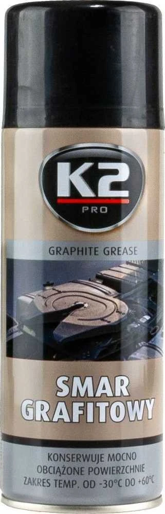 K2 Tepalas grafitinis 400ml purškiamas